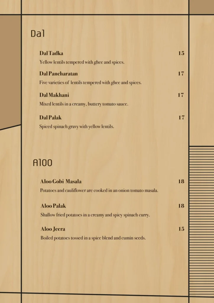 NALAN ALOO MENU PRICES