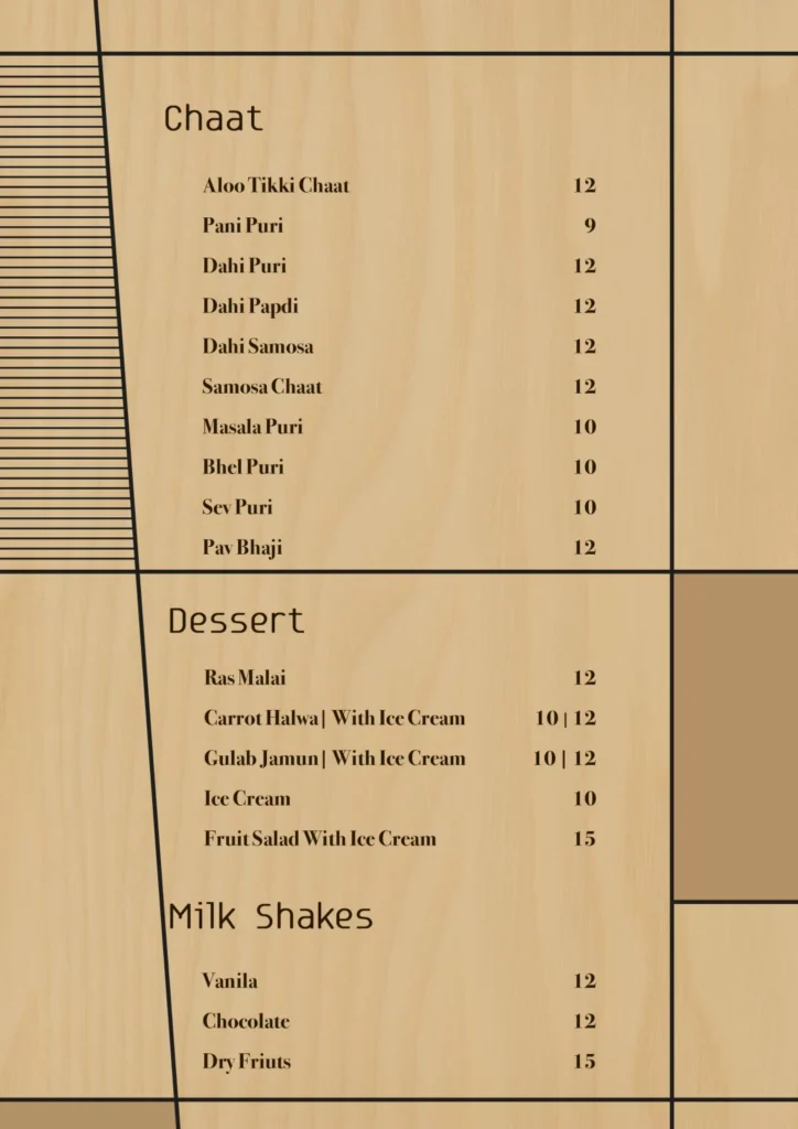 NALAN CHAAT PRICES