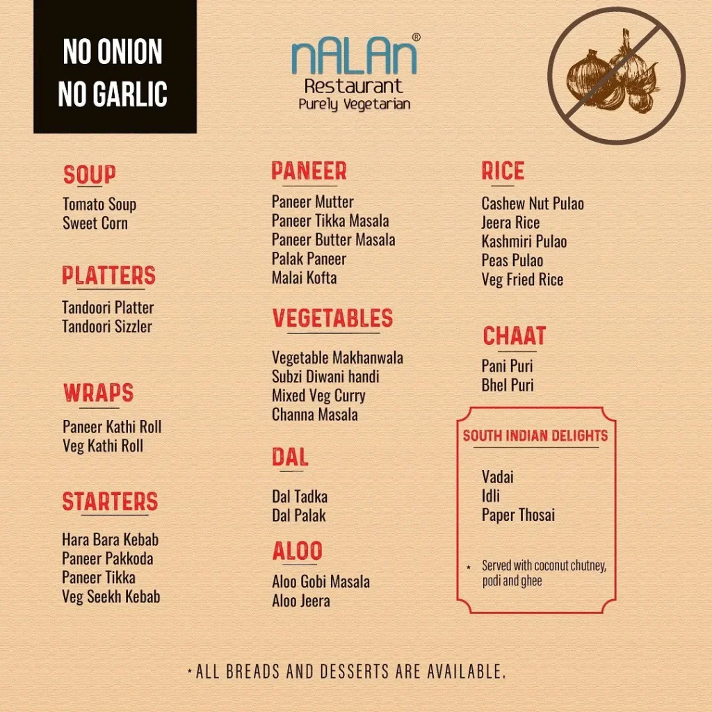 NALAN NO ONION & GARLIC PRICES