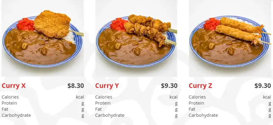 TORI Q CURRY SET PRICES