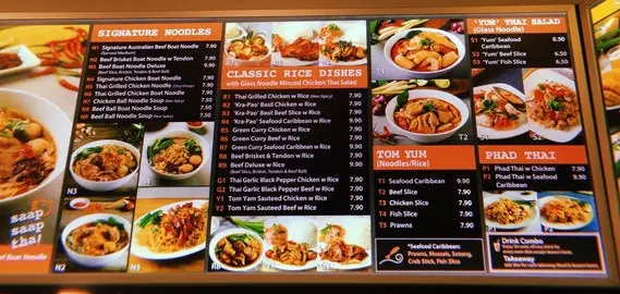 saap saap thai menu prices