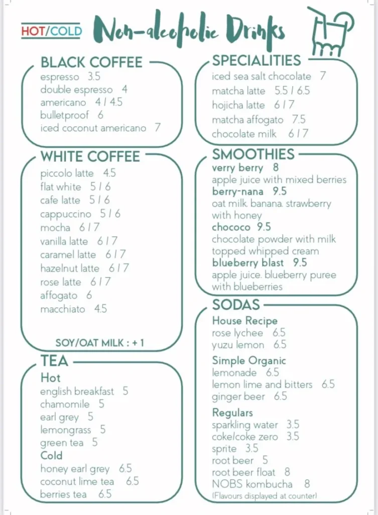 BELO CAFE & PIZZA BAR MAINS PRICES