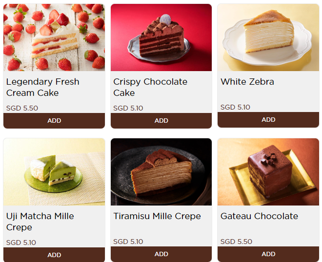 CHATERAISE SLICED CAKE PRICES