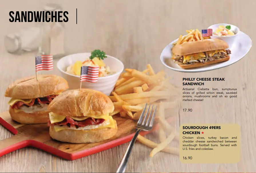 SWENSEN’S SANDWICHES PRICES