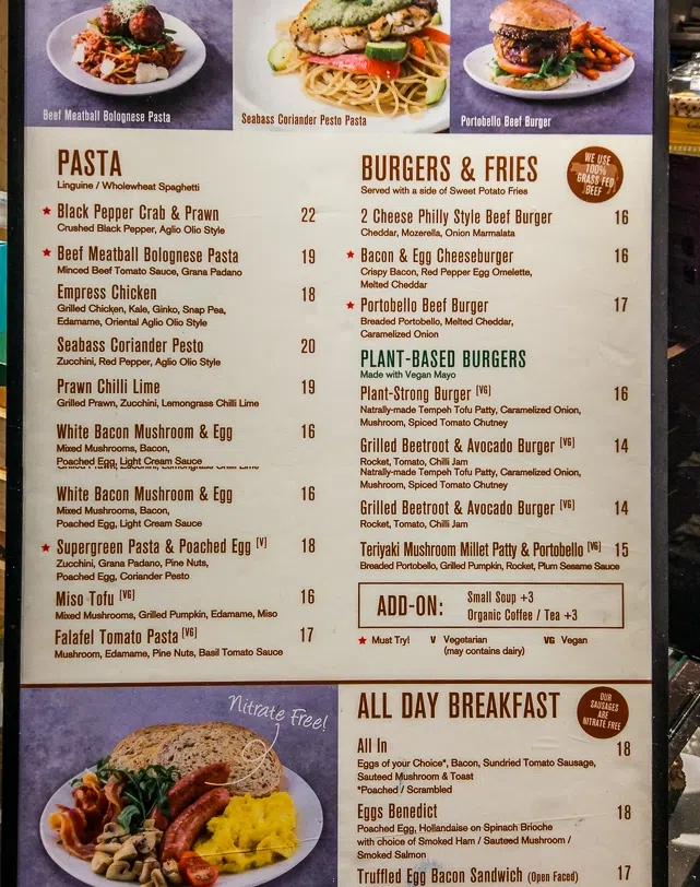 cedele menu singapore