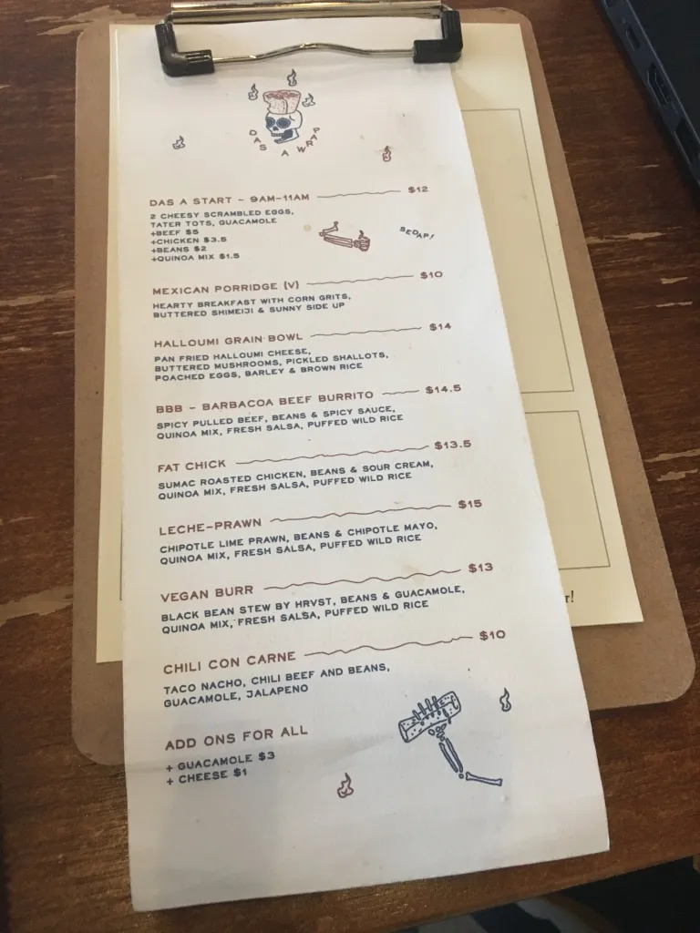 Homeground Menu Singapore 