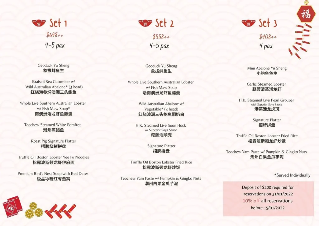 Orchid Live Seafood Menu Singapore 