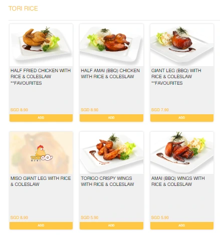 torigo menu singapore 