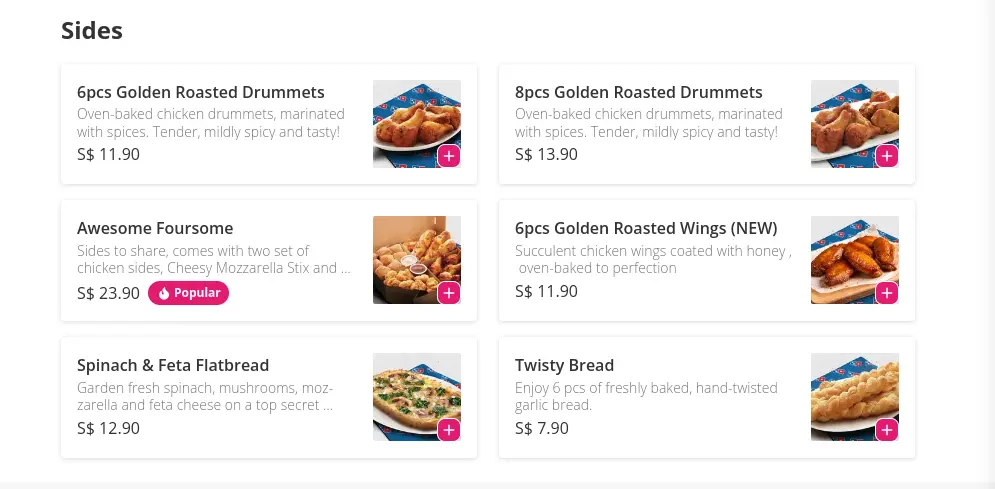 Domino’s Pizza Menu – Pasta