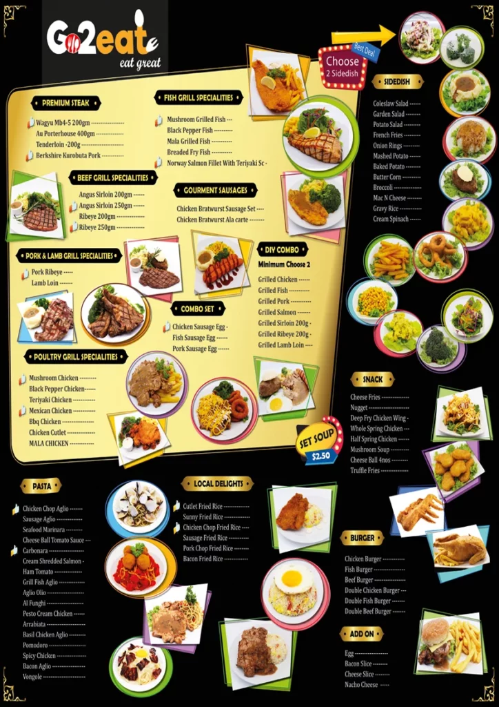 go2eat menu singapore